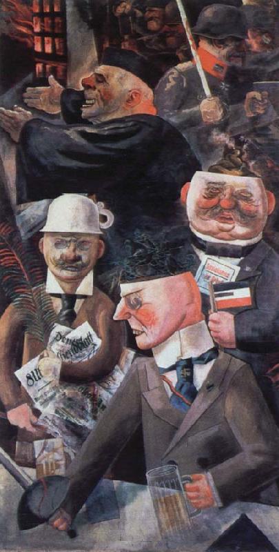 george grosz the pillars of society china oil painting image